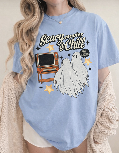 Scary movies and Chill Tee