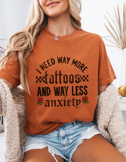 Way More Tattoos Graphic Tshirt
