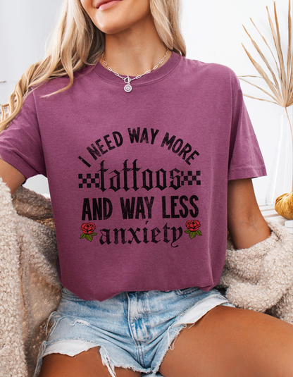 Way More Tattoos Graphic Tshirt