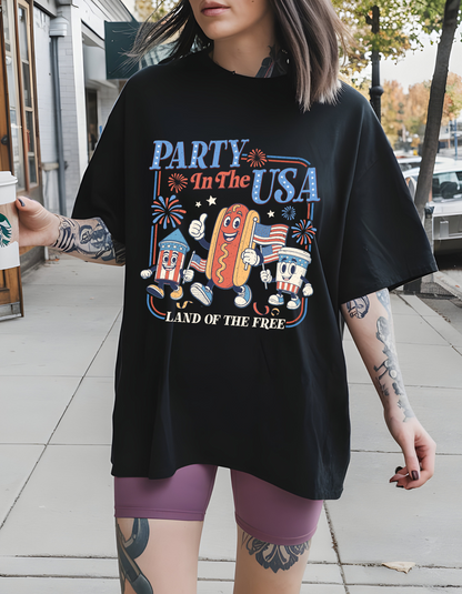 Retro Party in the USA Graphic Tee