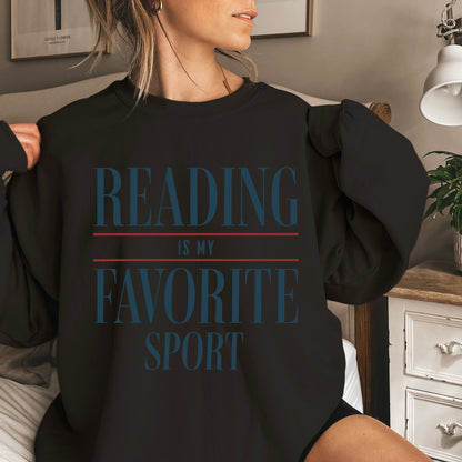 Reading is My Favorite Sport Crewneck Sweater