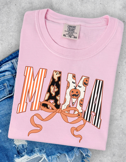 Spooky mama coquette graphic tee