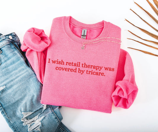 (Pre-order) Covered By Tricare Crewneck Sweater