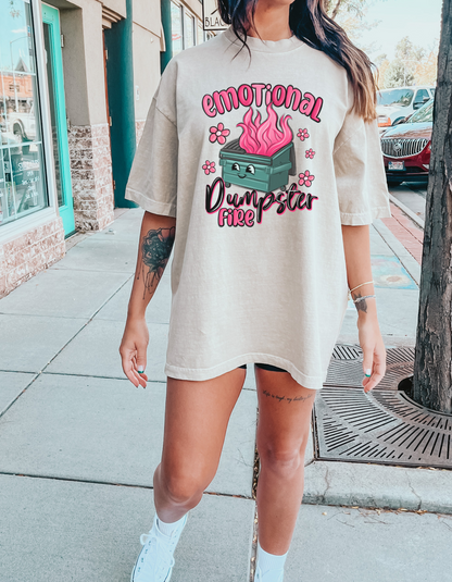 Emotional dumpster fire tshirt