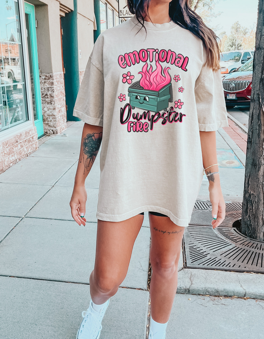 Emotional dumpster fire tshirt