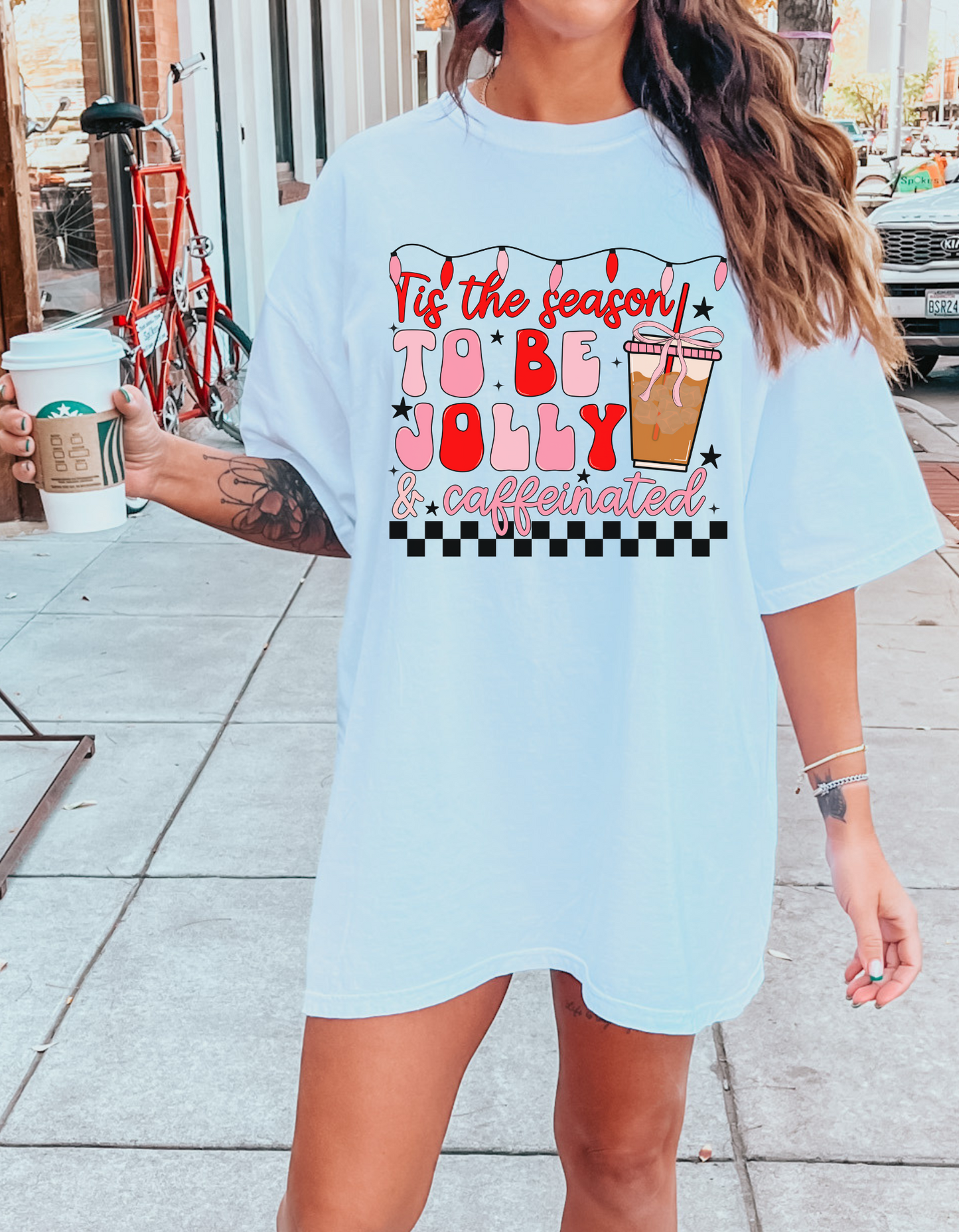 Tis the Season to be Caffeinated Graphic Tee