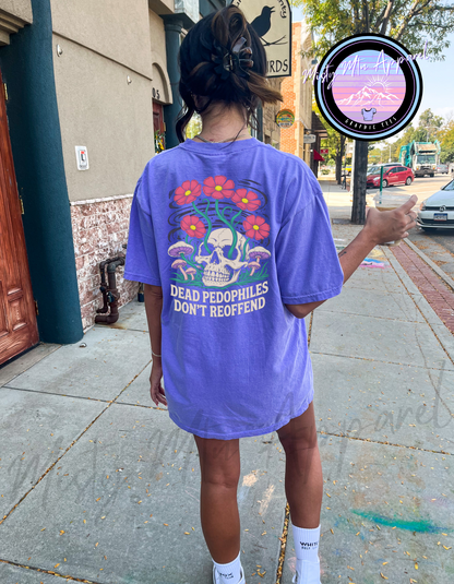 Dead Pedos Skull Graphic Tee