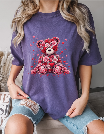 Valentines Bear Graphic Tshirt