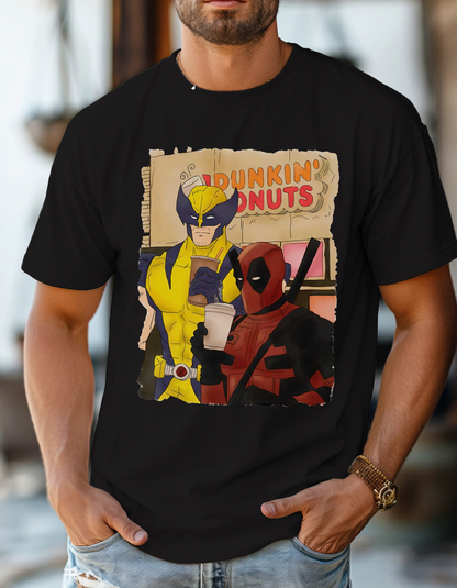 Deadpool x Wolverine Dunkin Tee