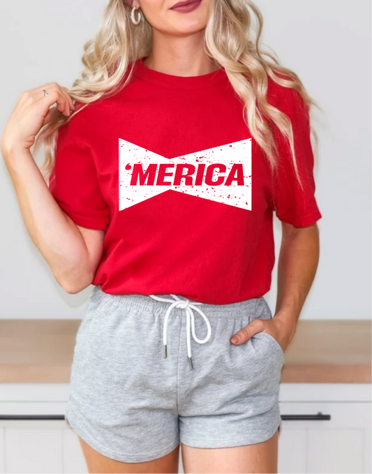 Red Merica Graphic Tee