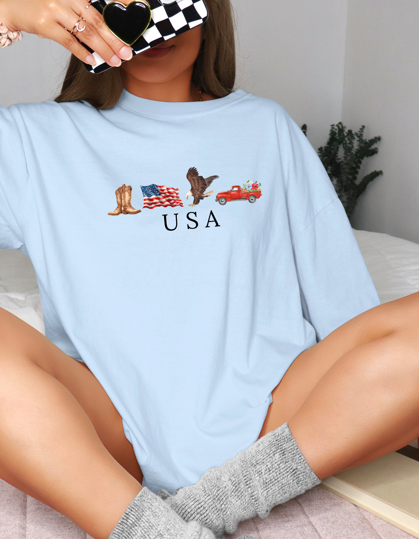 USA Icons Graphic Tee