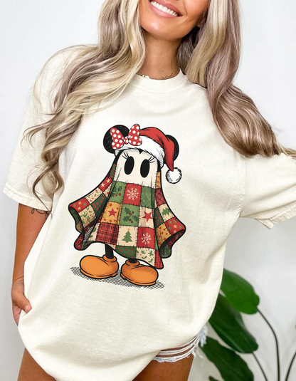 Quilt Mouse Ghost Graphic Tee