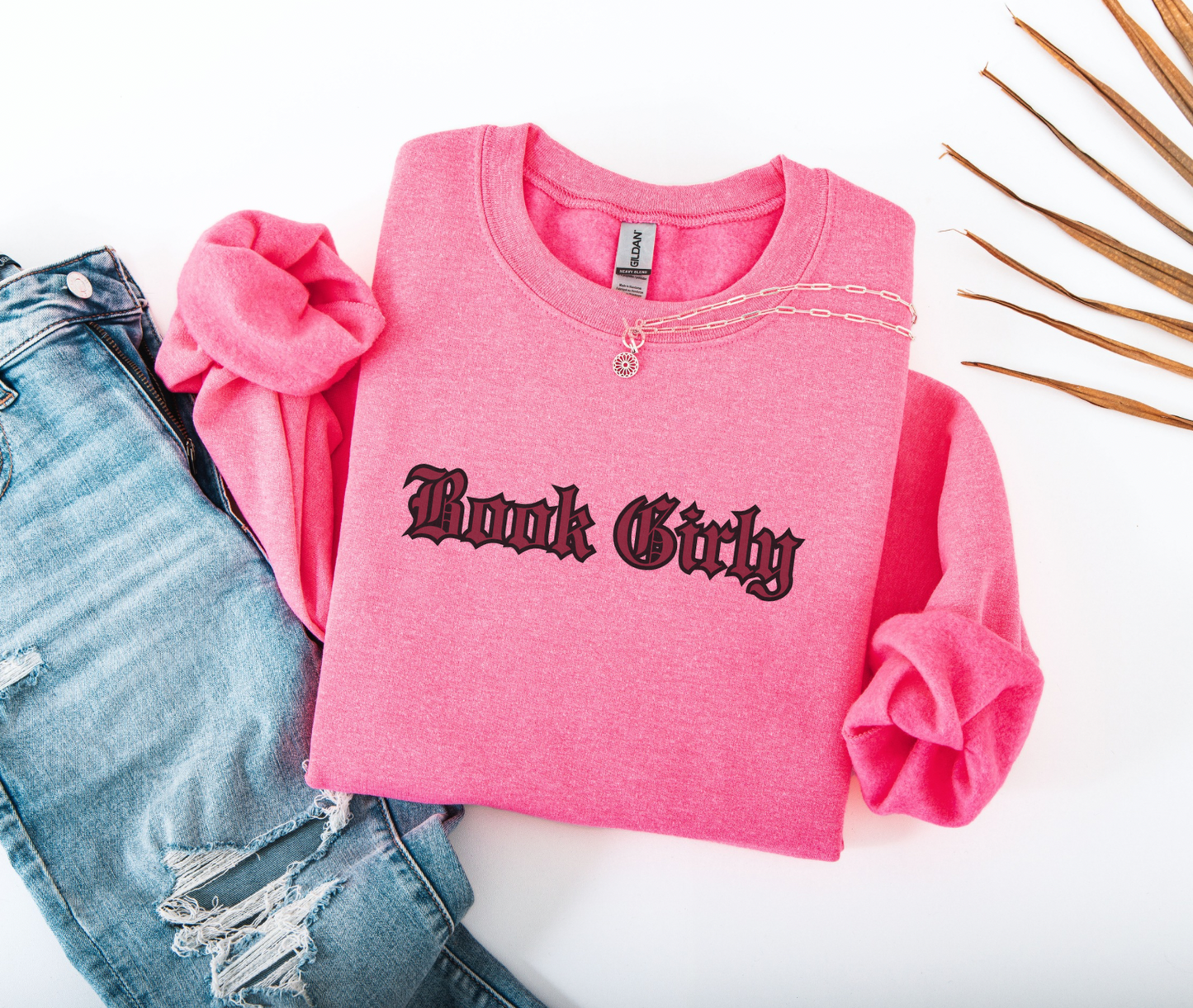 Book girly Crewneck Sweater