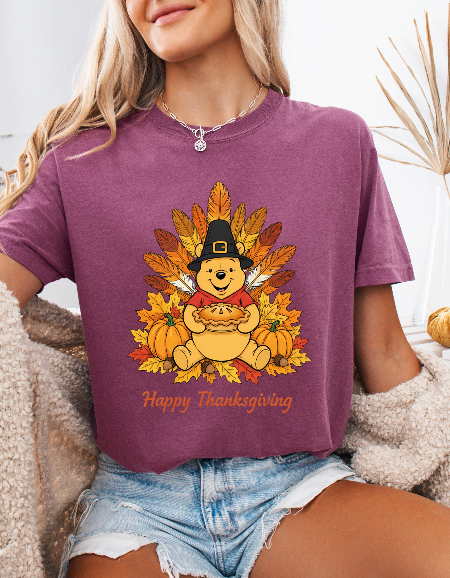 Happy Thanksgiving Pooh Tshirt