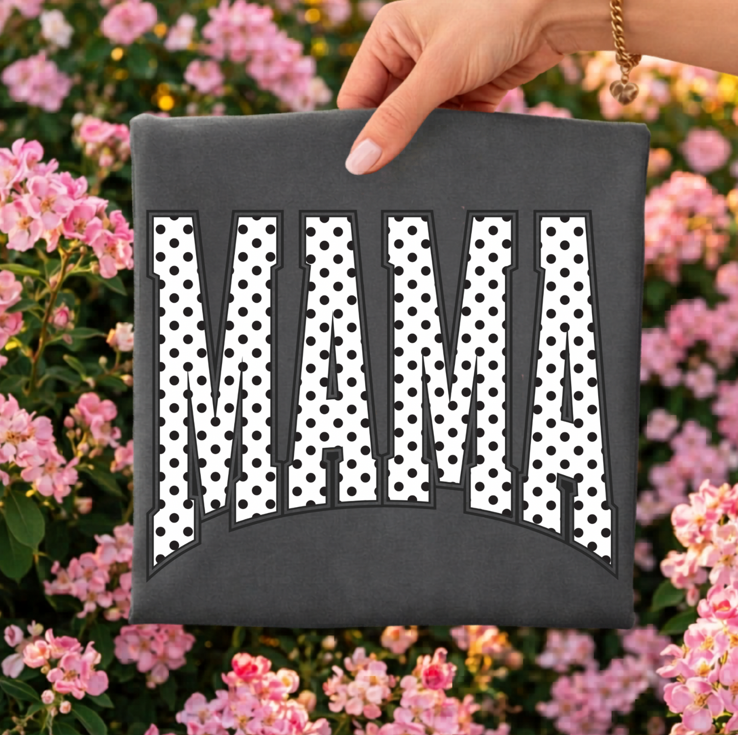 Polka dot Mama Tee