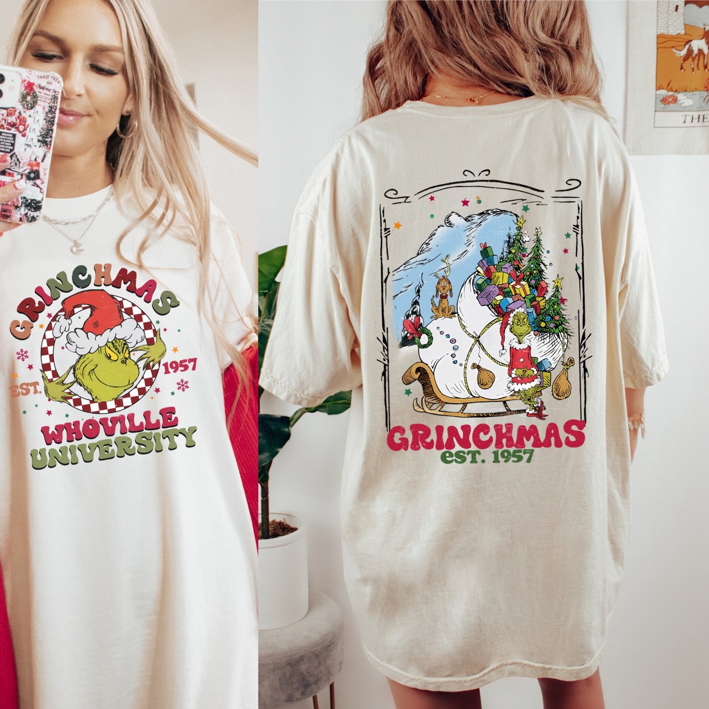 Grinchmas Whoville university tshirt