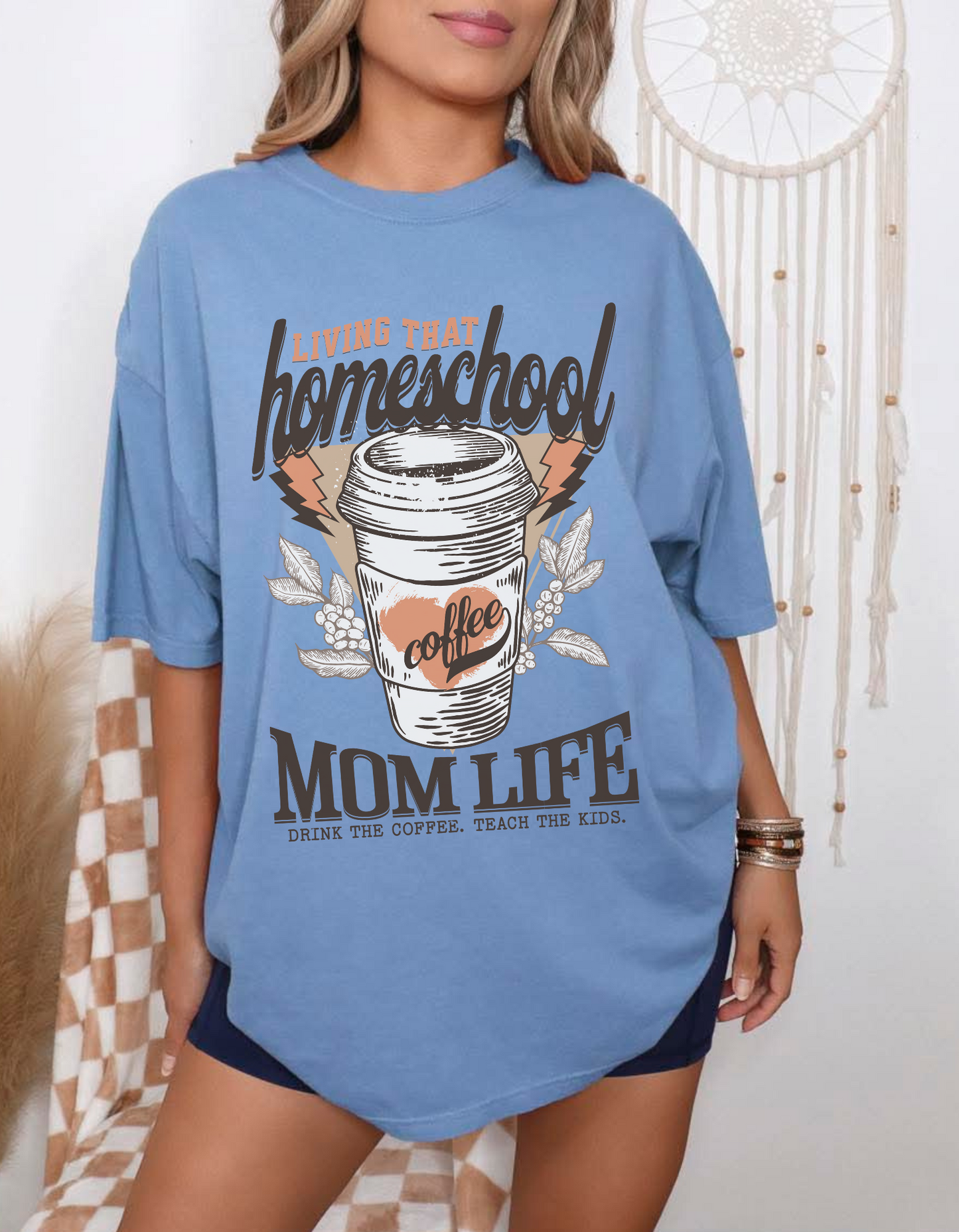 Homeschool mom life Graphic Tee