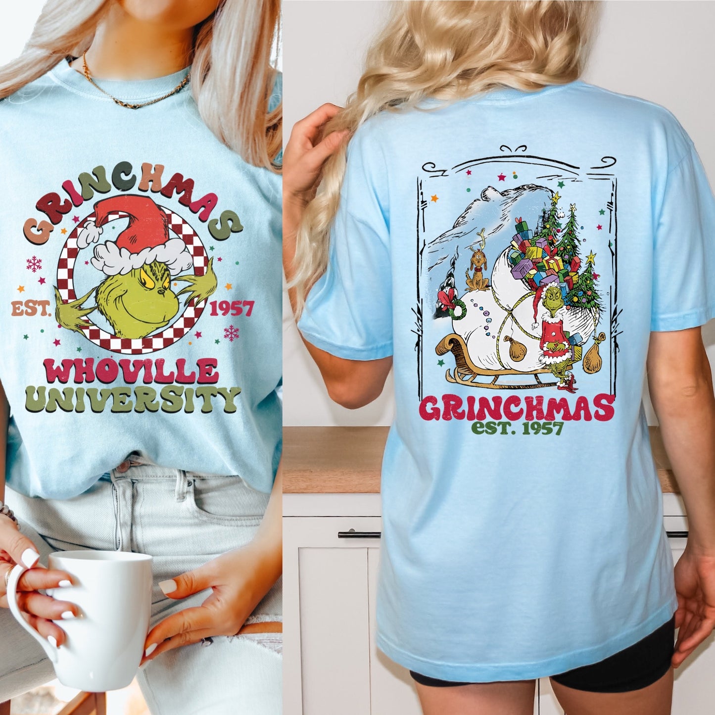 Grinchmas Whoville university tshirt