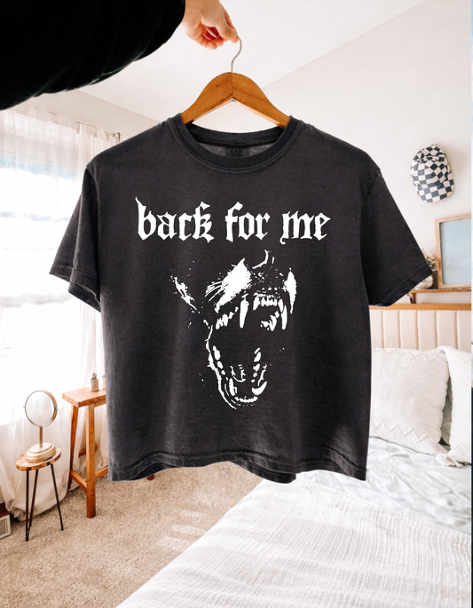 Bark For me Cropped Graphic Tee