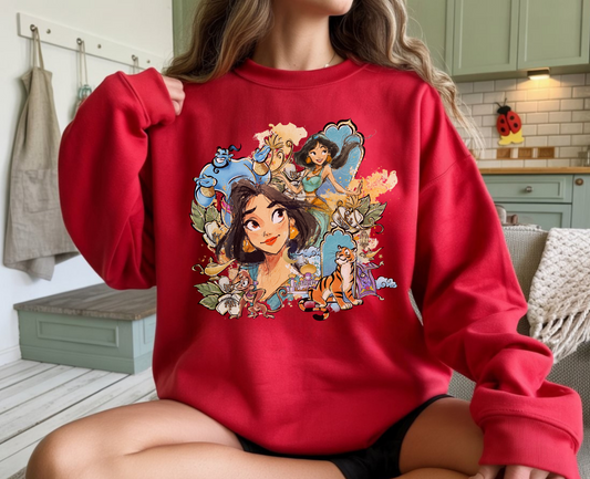 (Pre-order) Jasmine Collage Crewneck Sweater