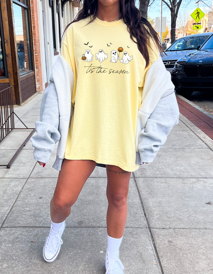 Ghosts Tis the Season graphic tshirt