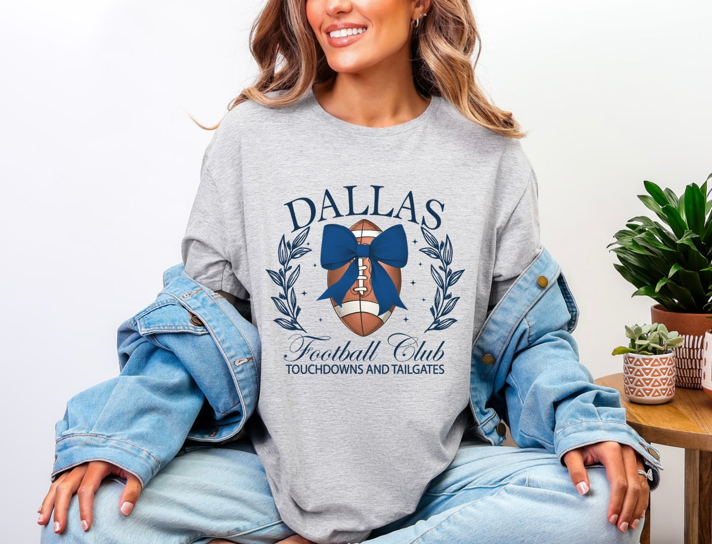 Football Teams Bow Graphic Tee