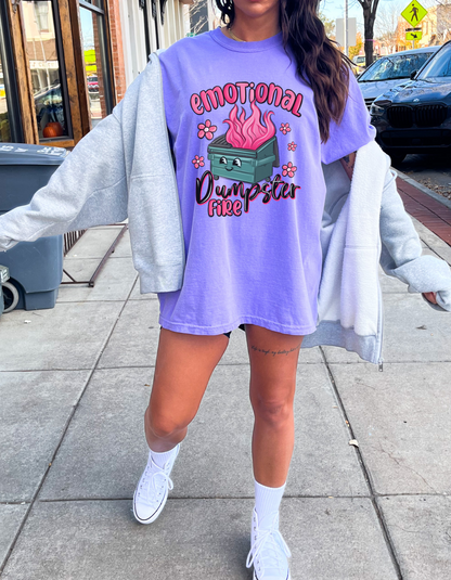 Emotional dumpster fire tshirt