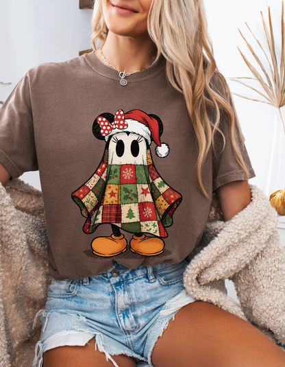 Quilt Mouse Ghost Graphic Tee