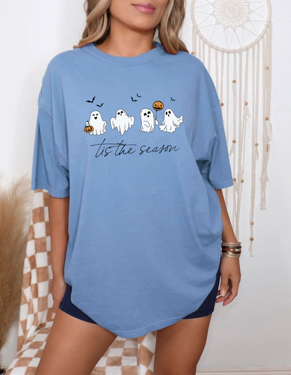 Ghosts Tis the Season graphic tshirt