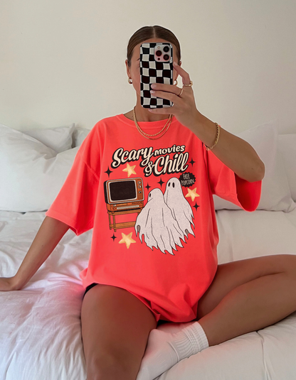 Scary movies and Chill Tee