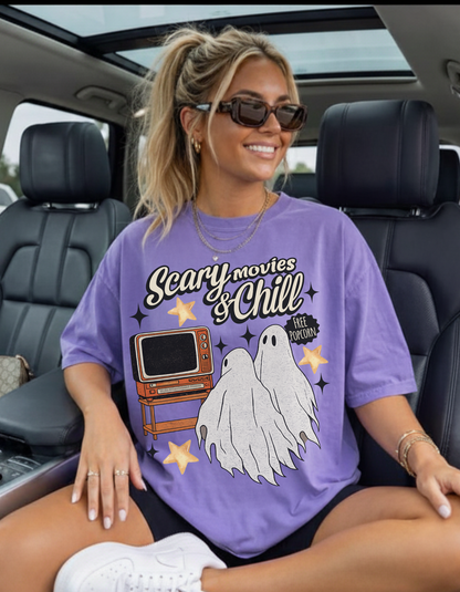 Scary movies and Chill Tee