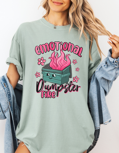 Emotional dumpster fire tshirt