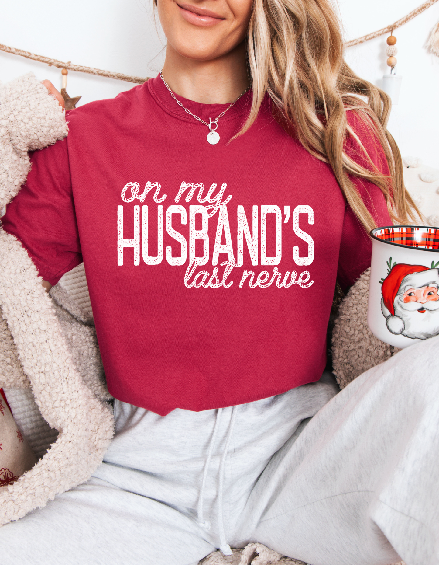 Husbands Last Nerve Graphic Tee