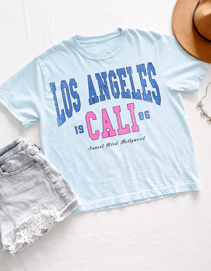 Los Angeles Cropped Boxy Tee