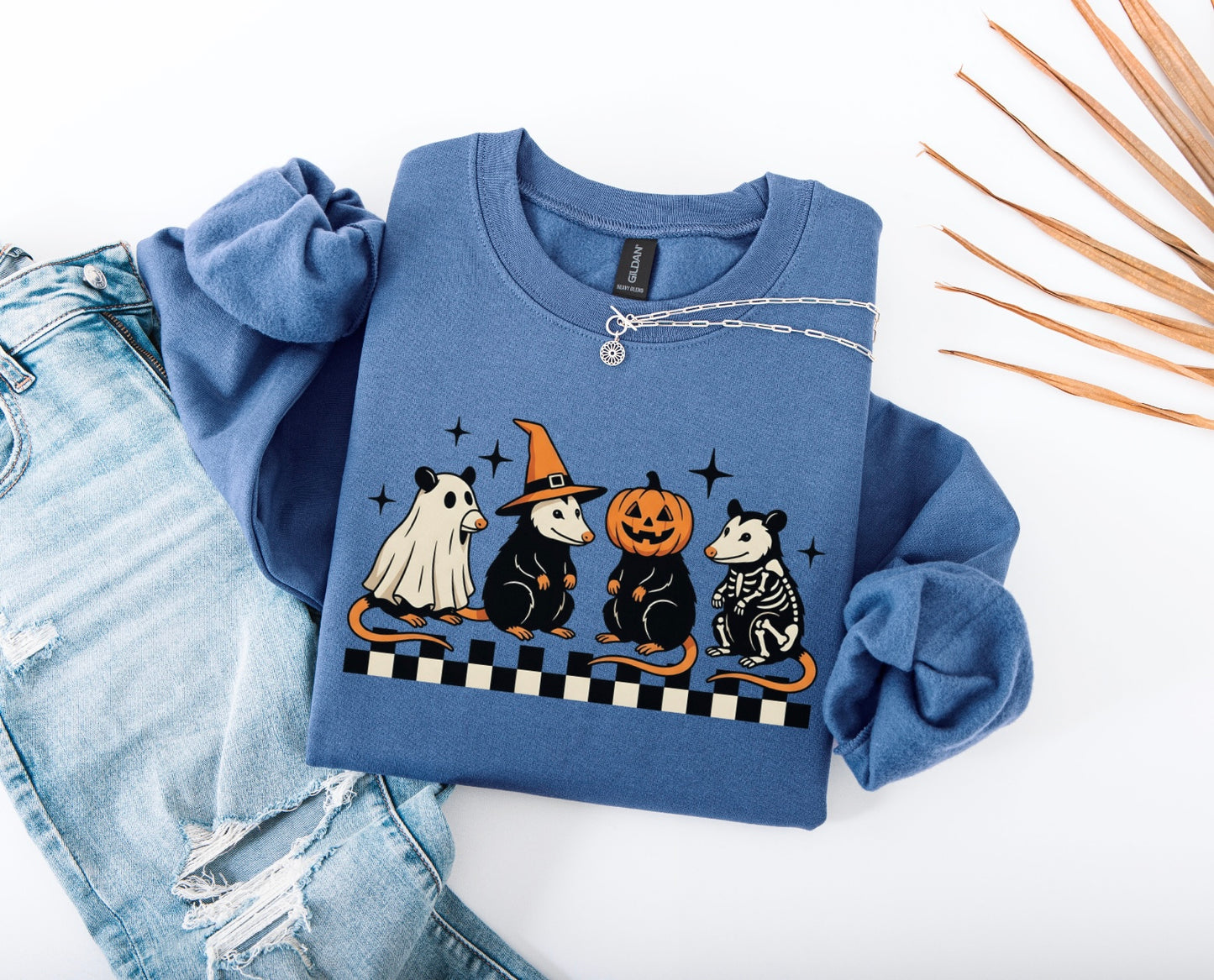 Halloween Possums Crewneck Sweater