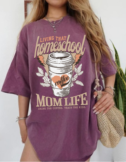 Homeschool mom life Graphic Tee