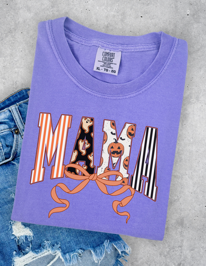 Spooky mama coquette graphic tee