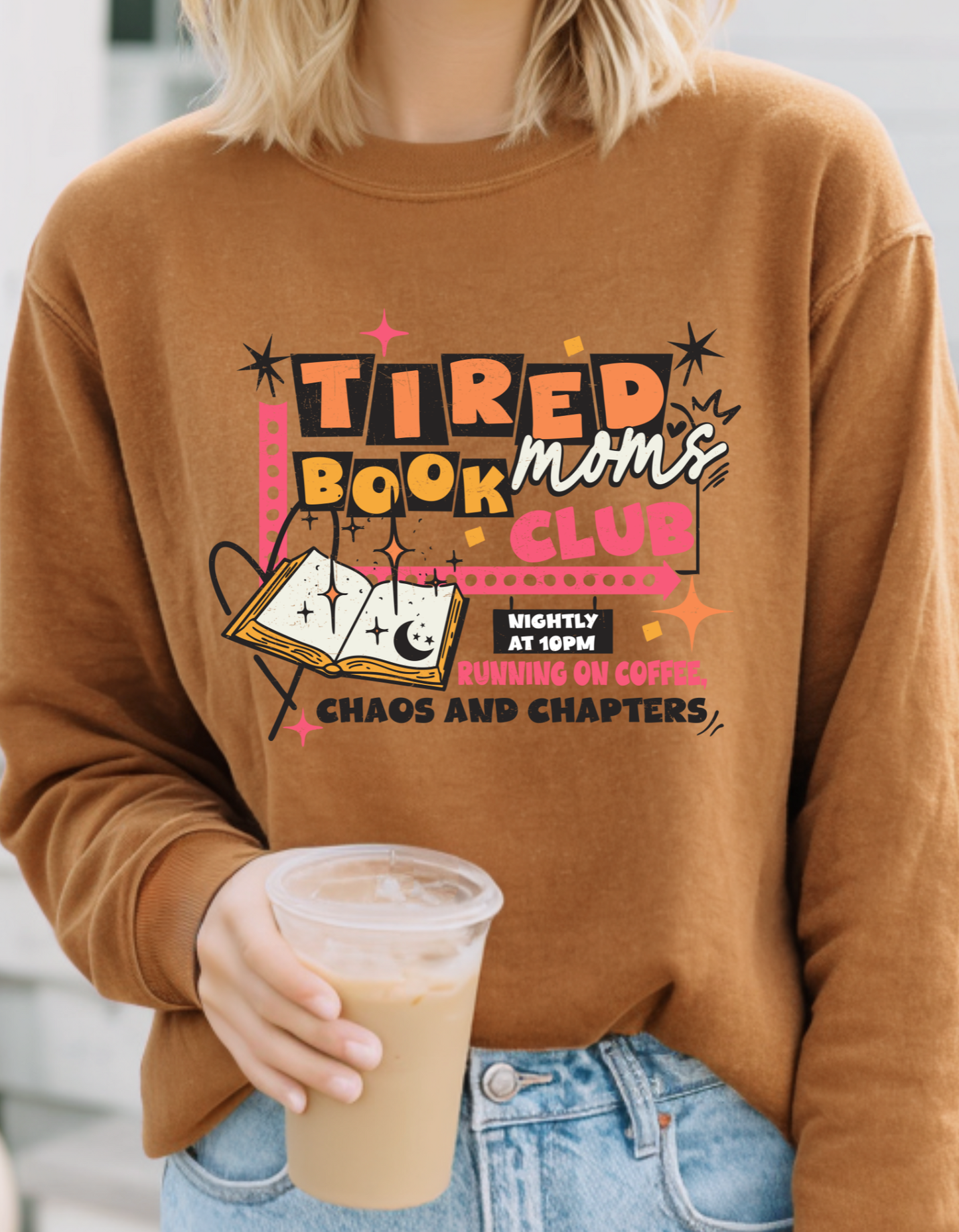 (PRE-ORDER) Tired Moms Book Club Crewneck Sweater