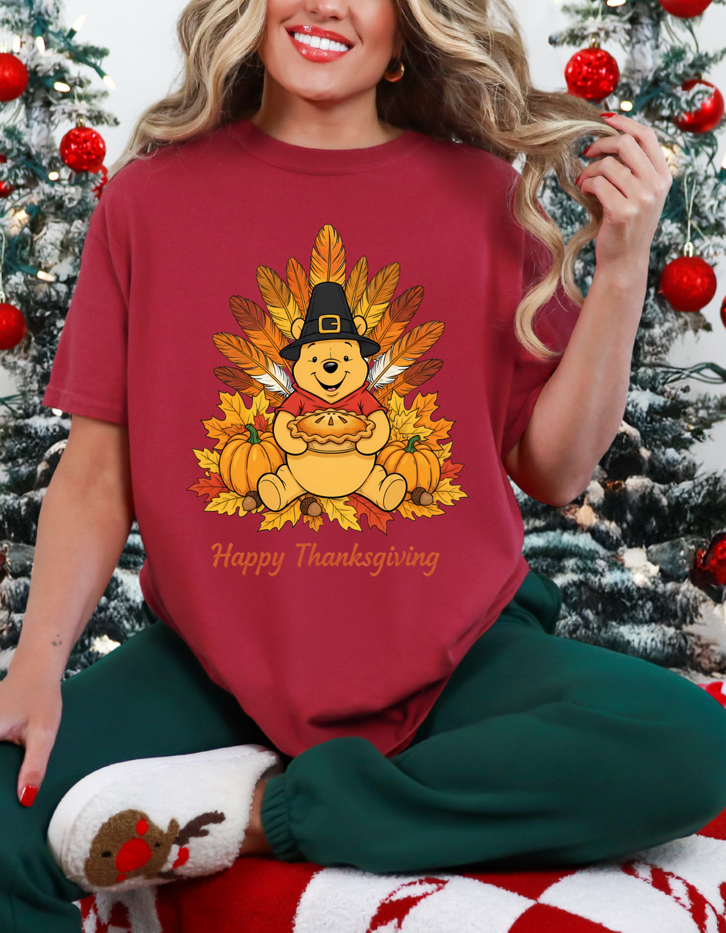 Happy Thanksgiving Pooh Tshirt