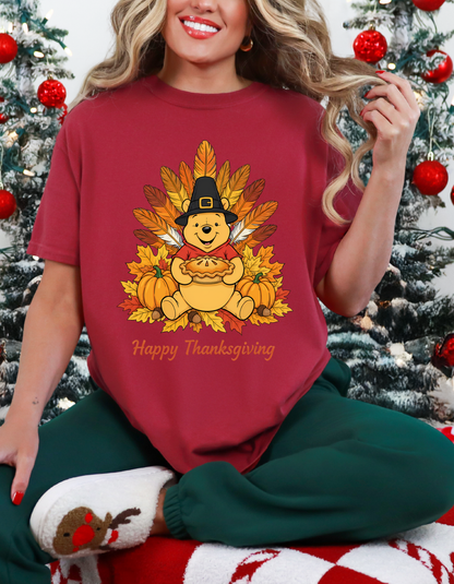Happy Thanksgiving Pooh Tshirt