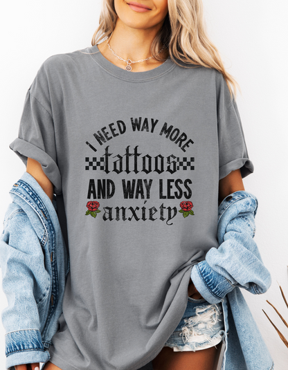 Way More Tattoos Graphic Tshirt
