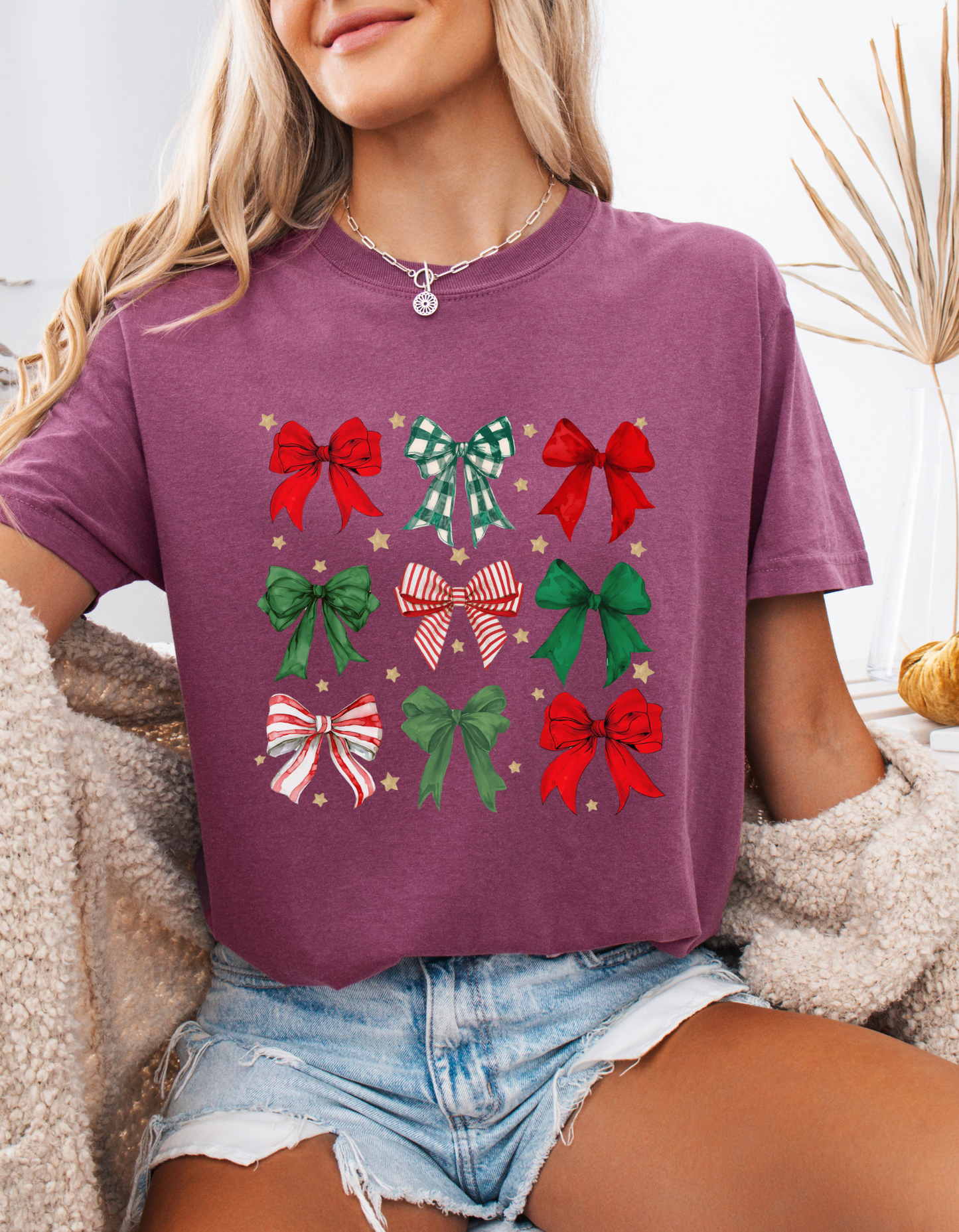 Christmas bow coquettes