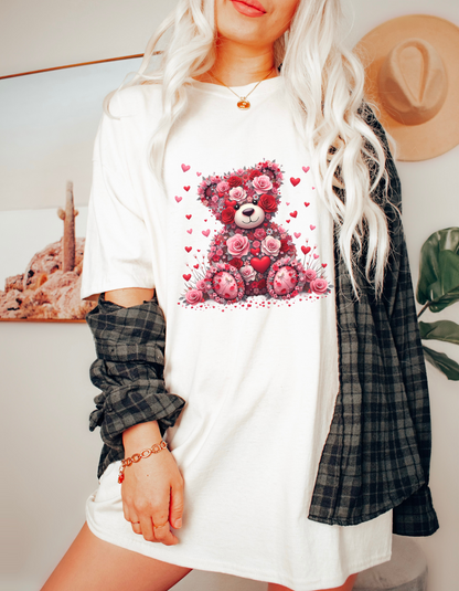 Valentines Bear Graphic Tshirt