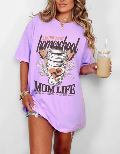 Homeschool mom life Graphic Tee