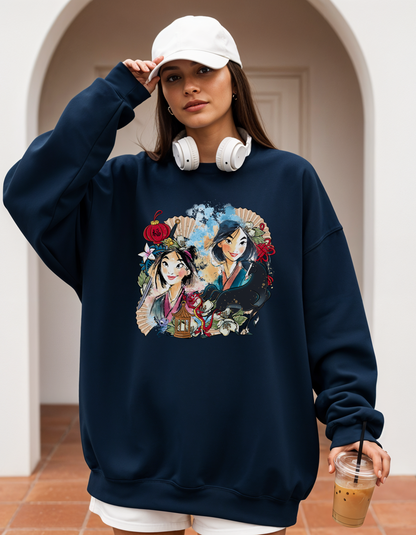 (Pre-order) Mulan collage Crewneck sweater