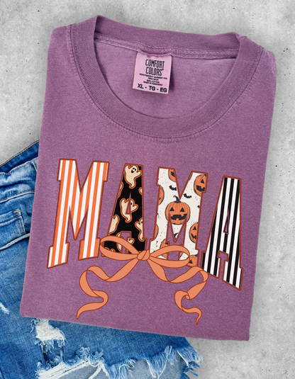 Spooky mama coquette graphic tee