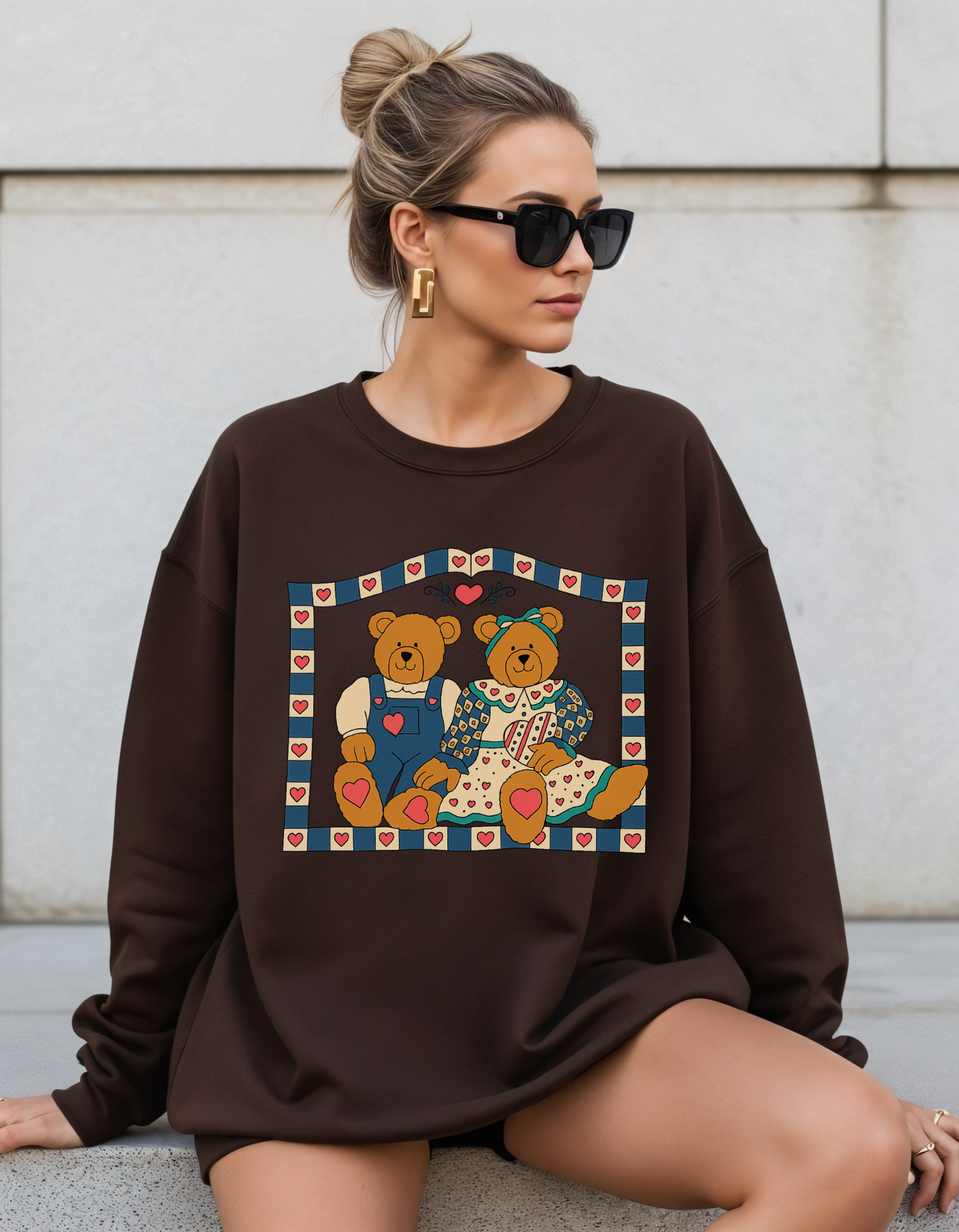 Vintage Thrift Bears Crewneck Sweater