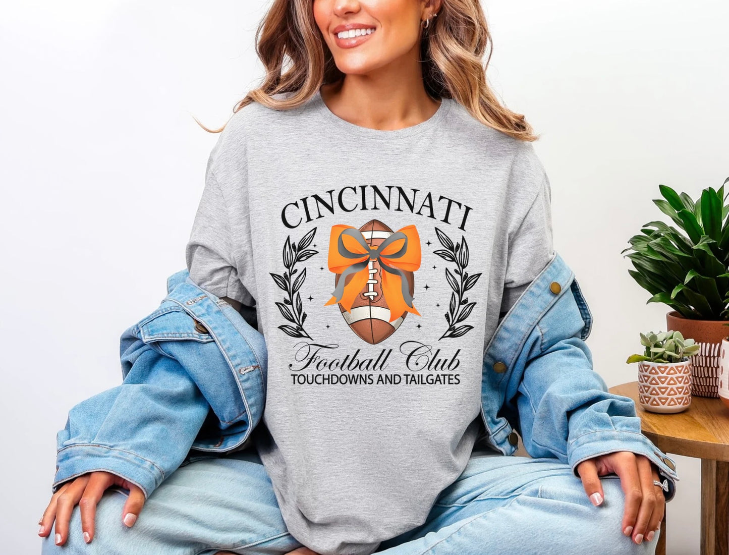 Football Teams Bow Graphic Tee