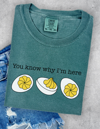 You Know Why I’m Here Graphic Tee