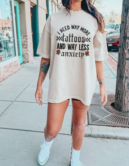 Way More Tattoos Graphic Tshirt
